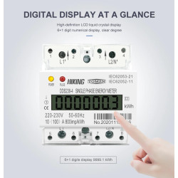 (100A) 1-Phase Energy kWh Meter 10(100)A (reading kWh meter only)